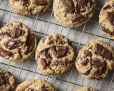 Délicieux cookies aux pépites de chocolat, parfaits pour la recette de cookies Philippe Etchebest.