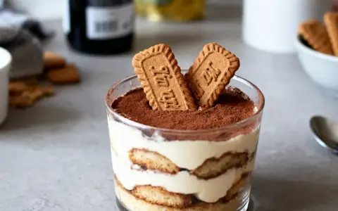 Un tiramisu spéculoos gourmand, prêt à être dégusté. Une recette facile pour un dessert parfait.