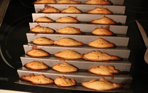 Des biscuits dorés en forme de dents de loup, prêts à être dégustés. Une recette simple pour un plaisir gourmand.