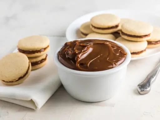 Douceur chocolatée : biscuits garnis de crème pâtissière chocolat Mercotte.