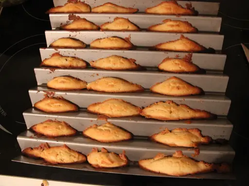 Des biscuits dorés en forme de dents de loup, prêts à être dégustés. Une recette simple pour un plaisir gourmand.