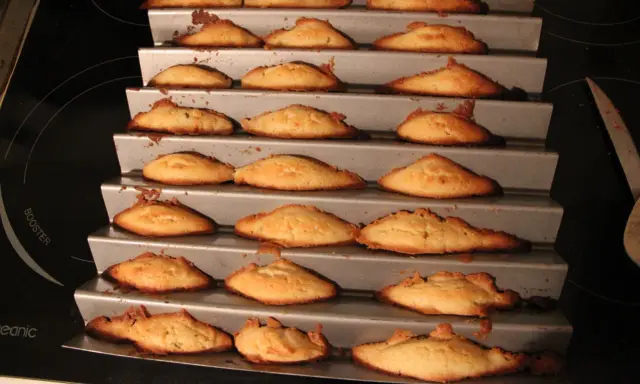 Des biscuits dorés en forme de dents de loup, prêts à être dégustés. Une recette simple pour un plaisir gourmand.